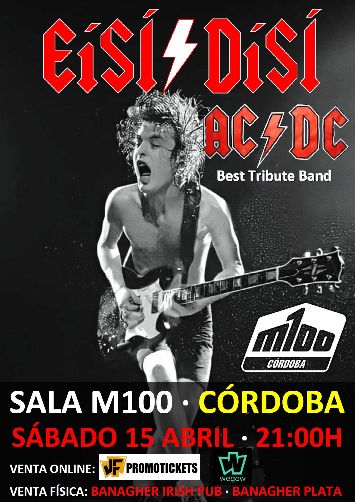 Promofoto von Concierto de EISI/DISI (Tributo a AC/DC) en Córdoba.