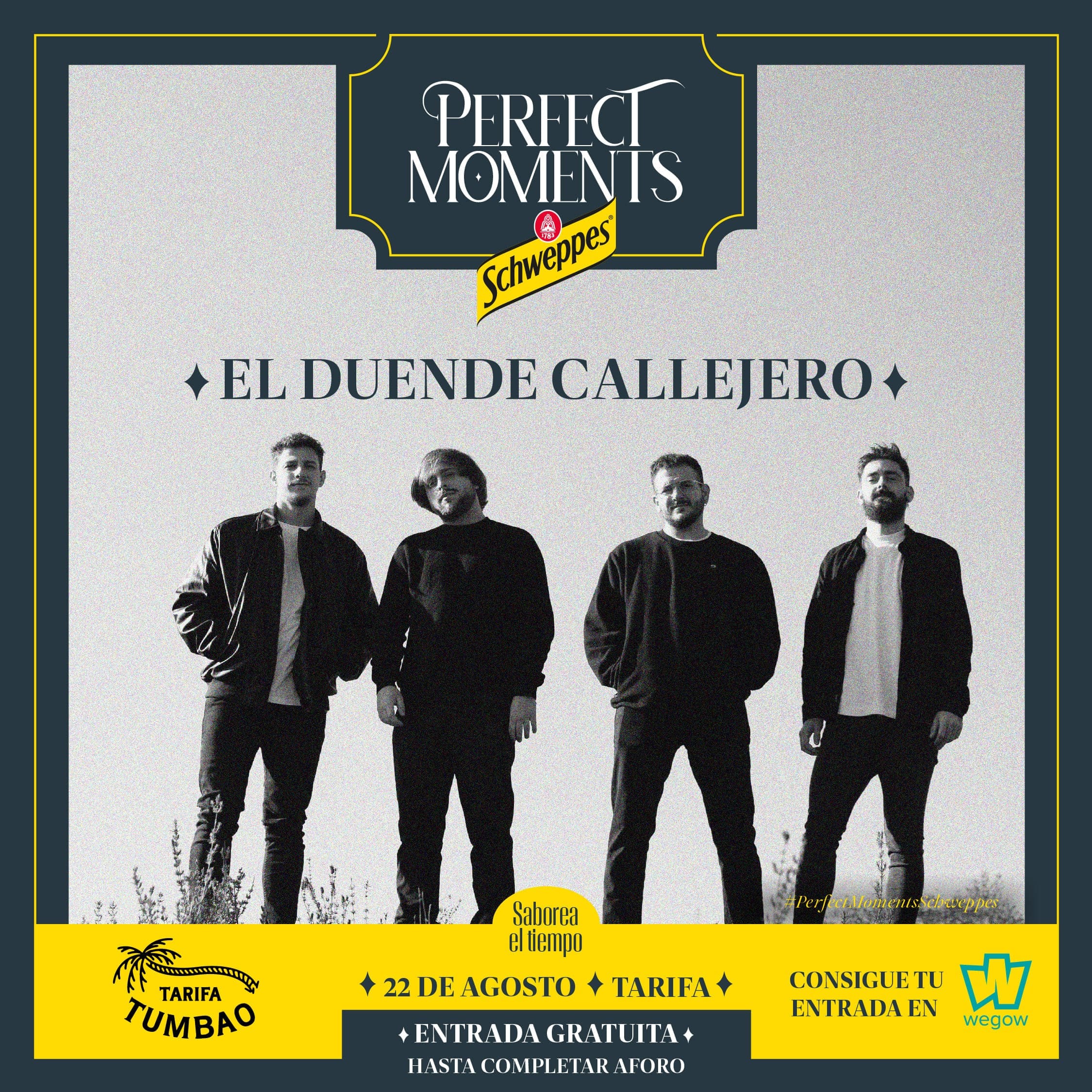 Fotografía promocional de Concierto de El Duende Callejero en Perfect Moments by Schweppes