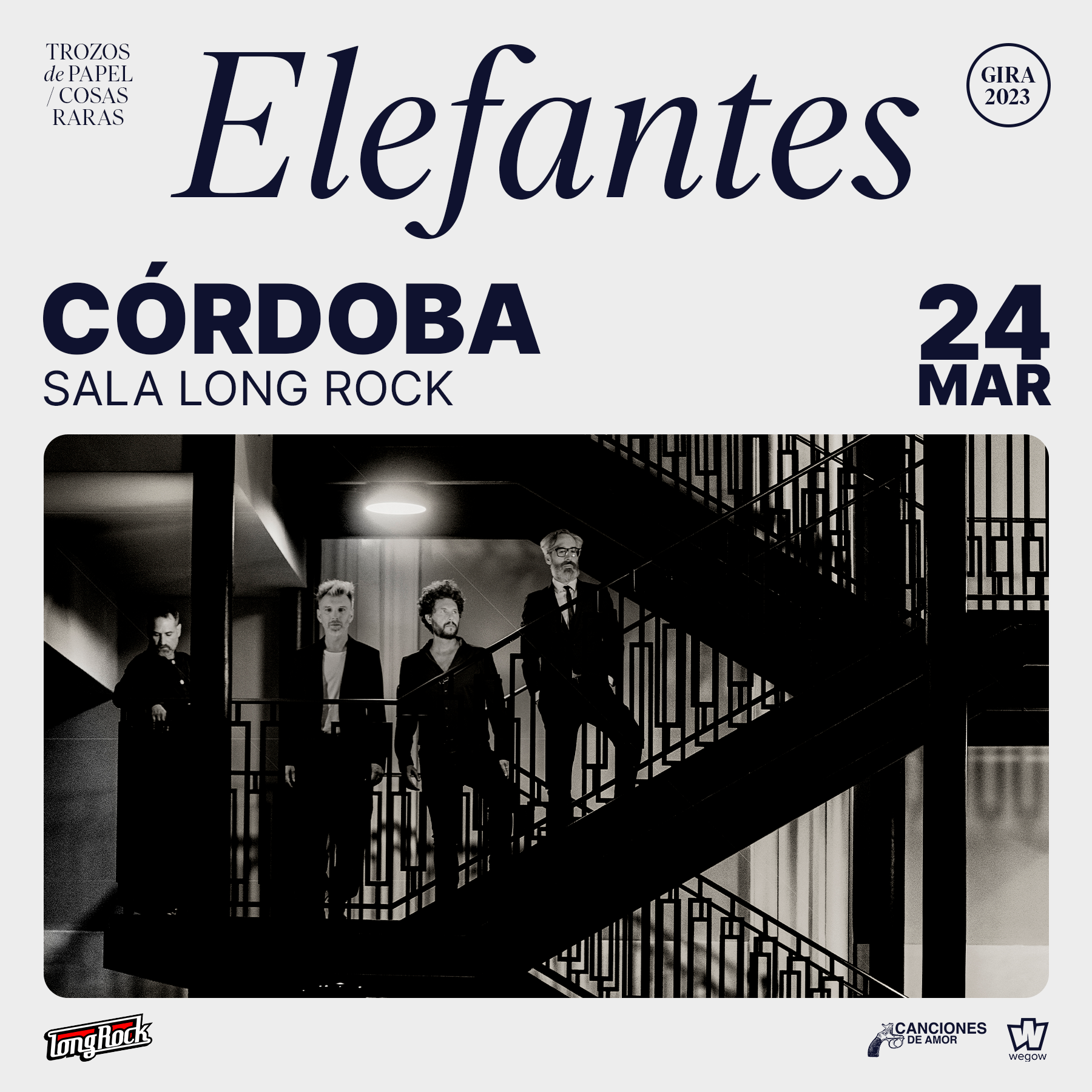 Fotografía promocional de Concierto de Elefantes en Córdoba