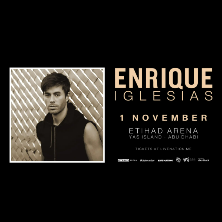 Promofoto von Concierto de Enrique Iglesias en Abu Dhabi.