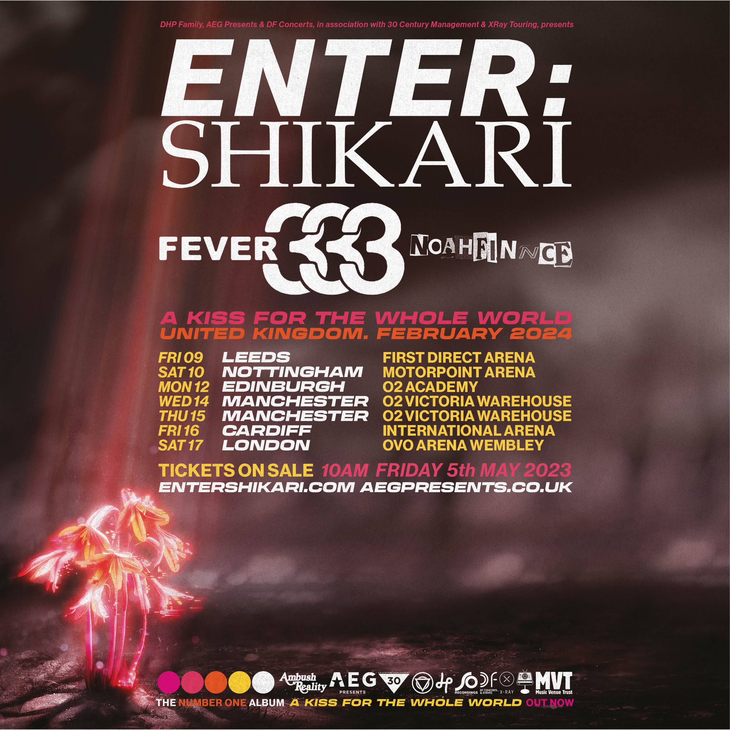 Promotional photograph of Concierto de Enter Shikari en Londres.