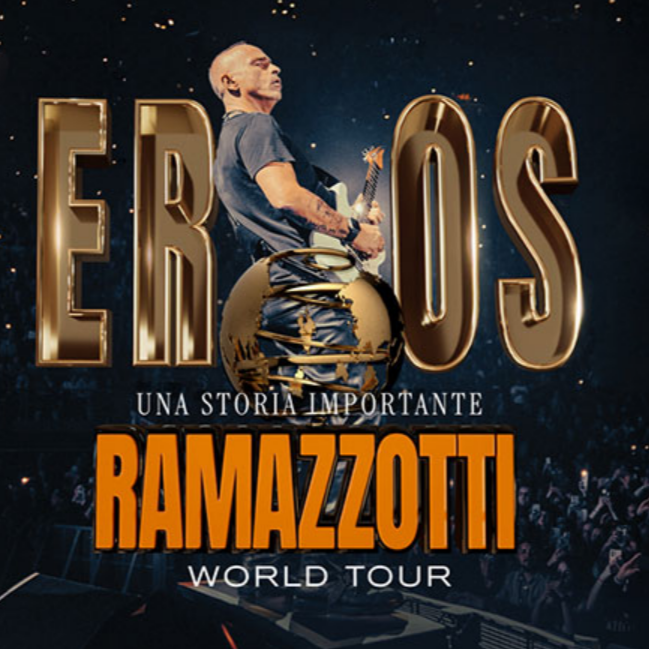Promofoto von Concierto de Eros Ramazzotti en Roma.
