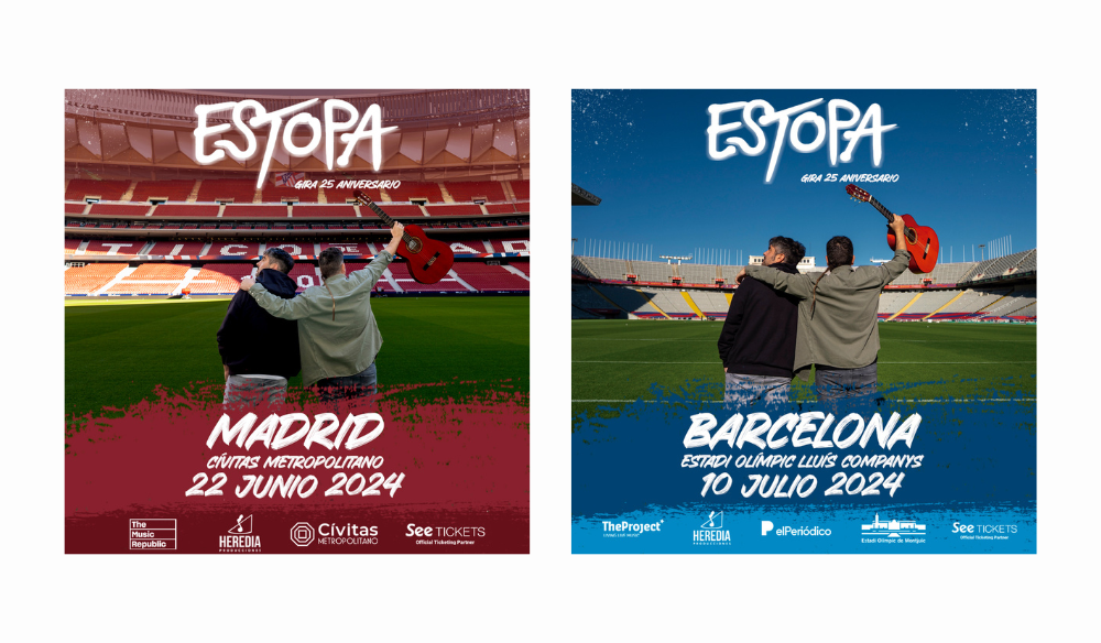 Fotografía promocional de Concierto de Estopa en Barcelona