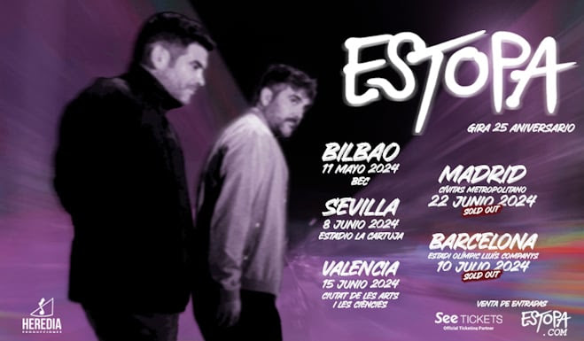 Fotografía promocional de Concierto de Estopa en Sevilla