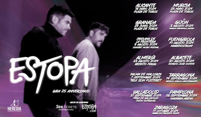 Fotografía promocional de Concierto de Estopa en Valladolid