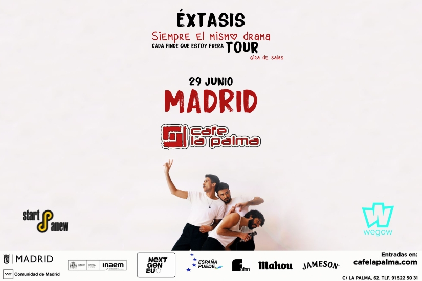 Fotografía promocional de CONCIERTO DE ÉXTASIS EN MADRID