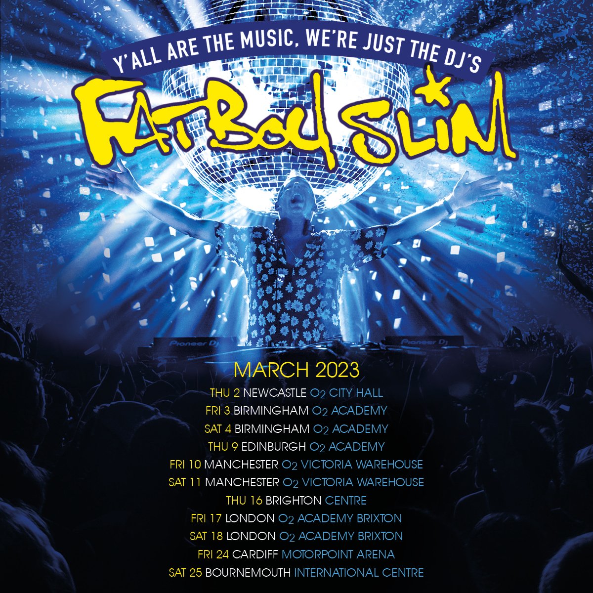 Promotional photograph of Concierto de Fatboy Slim en Bournemouth.