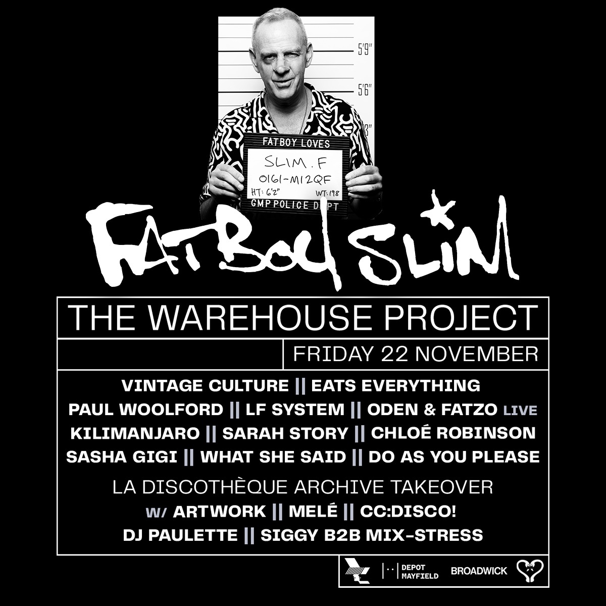 Promofoto von Concierto de Fatboy Slim en Manchester.