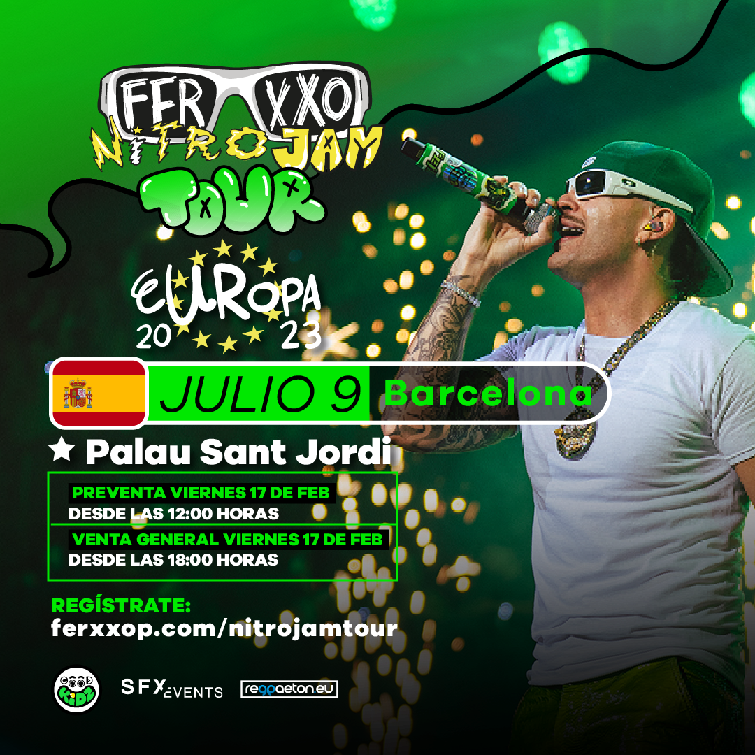 Fotografía promocional de Concierto de Feid en Barcelona | Nitro Jam Tour