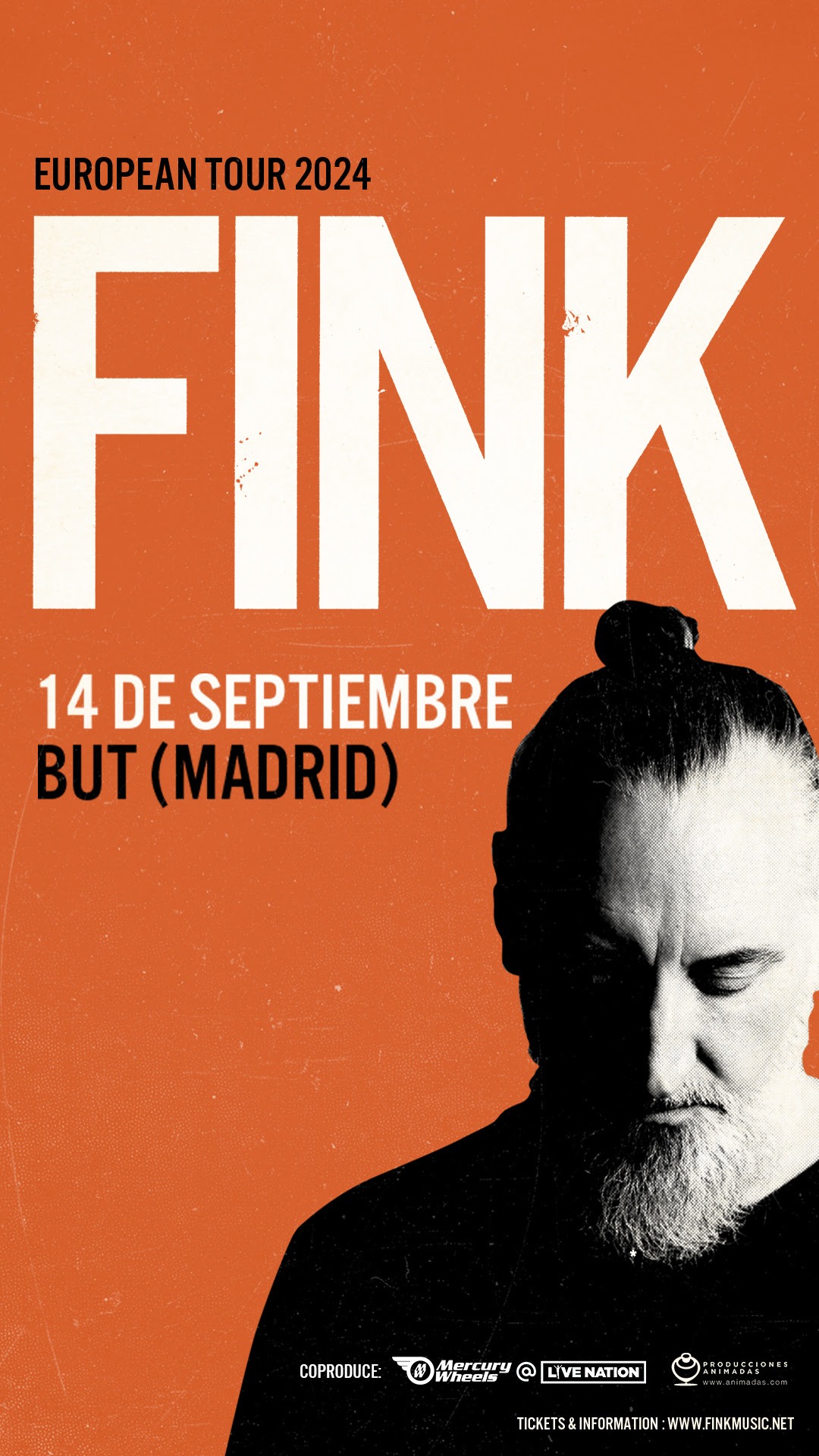 Fotografía promocional de Concierto de Fink en Madrid