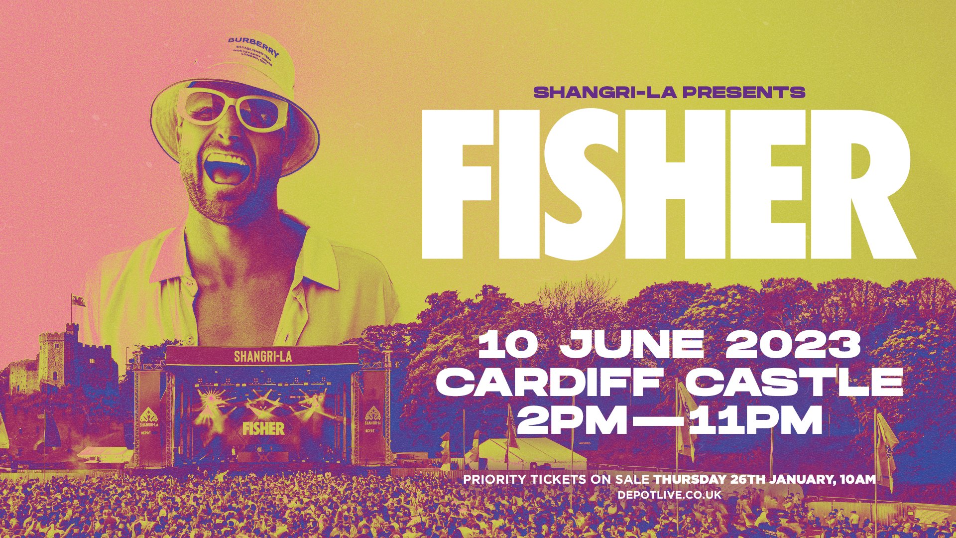 Fotografía promocional de Concierto de Fisher en Cardiff | Live at Cardiff Castle