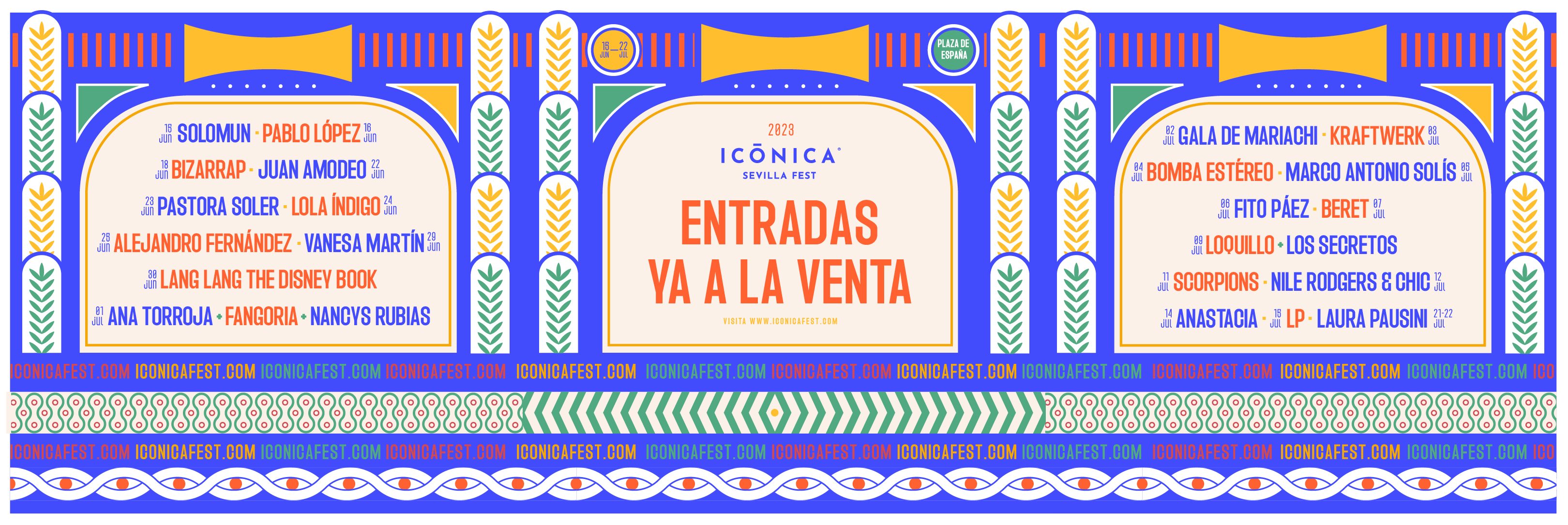 Fotografía promocional de Concierto de Fito Páez en Sevilla | Icónica Sevilla Fest 2023