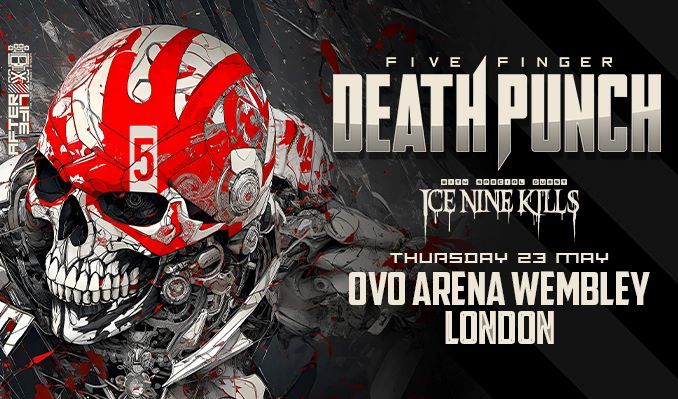 Promotional photograph of Concierto de Five Finger Death Punch en Londres.