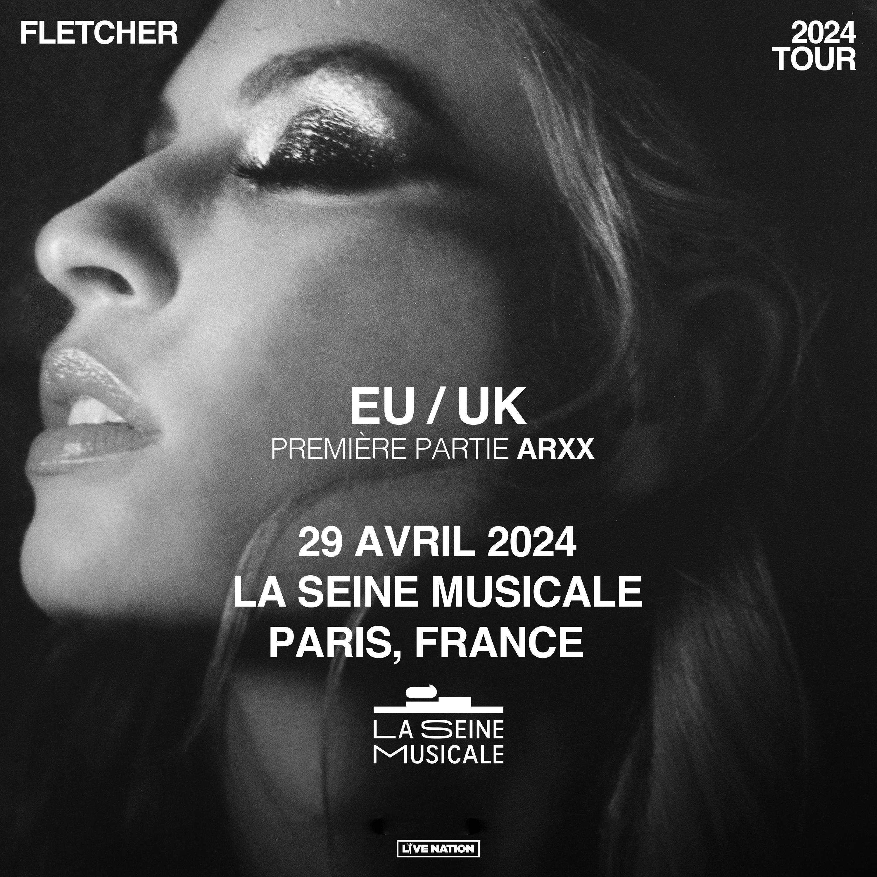 Photographie promotionnelle de Concierto de Fletcher en Boulogne-Billancourt.