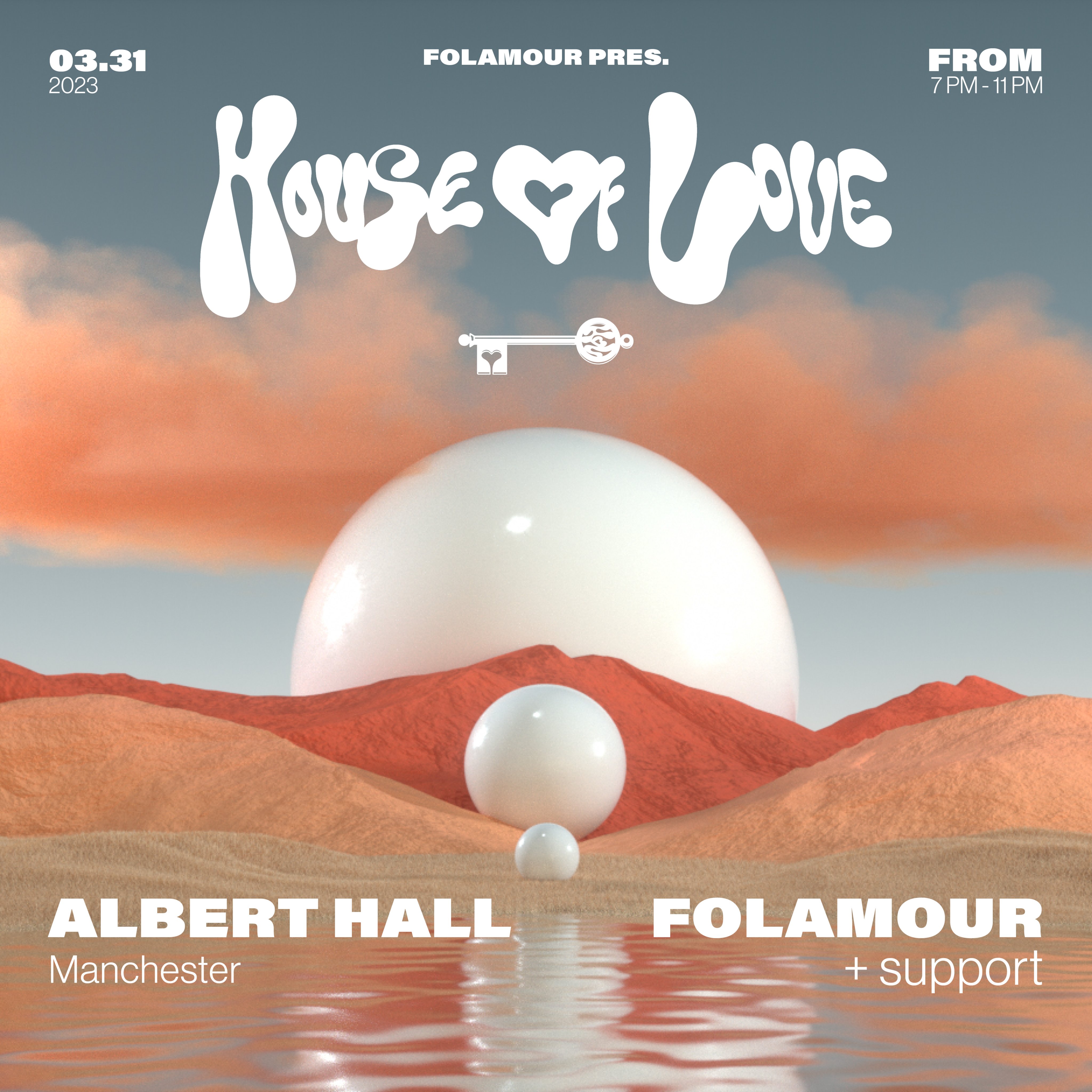 Promofoto von Concierto de Folamour en Manchester | House of Love.
