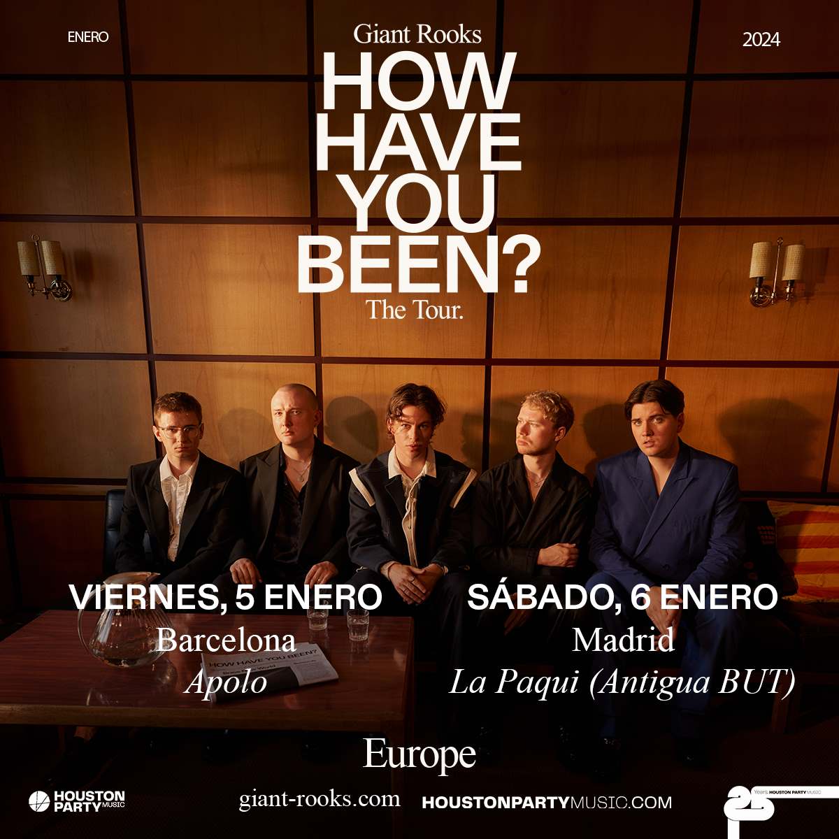 Fotografía promocional de Concierto de Giant Rooks en Madrid