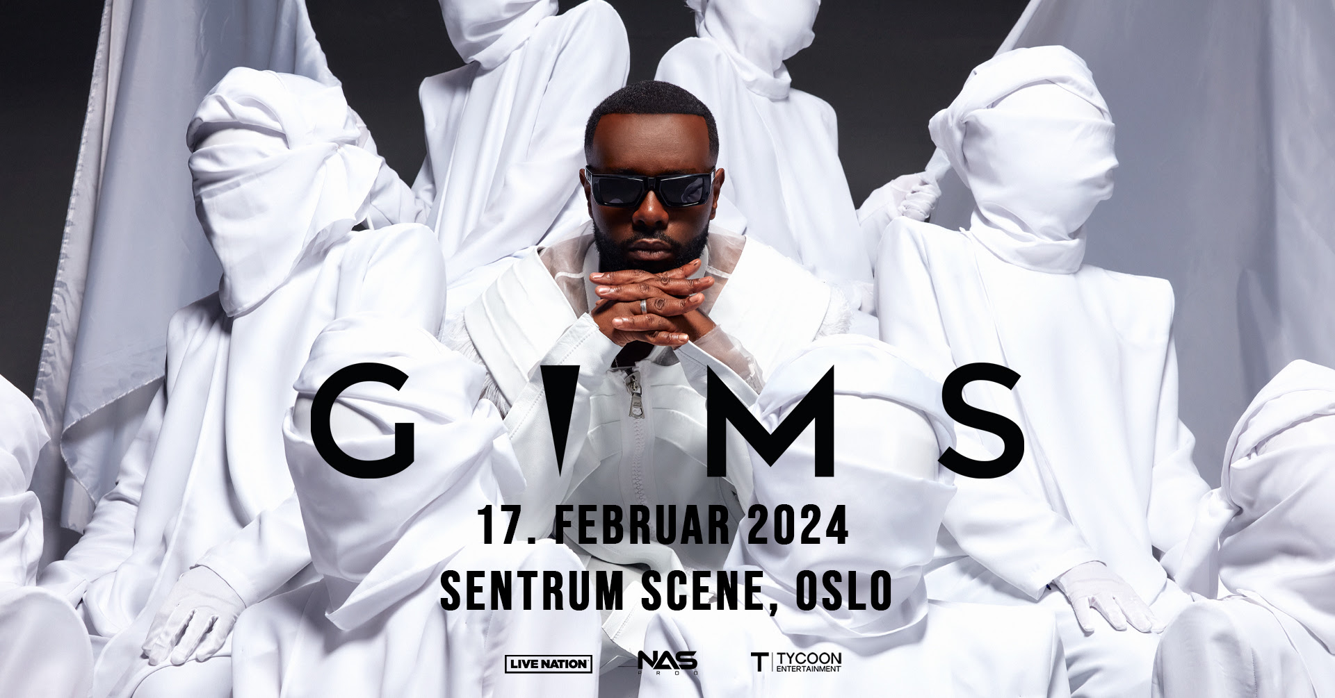 Fotografía promocional de Concierto de Gims en Oslo