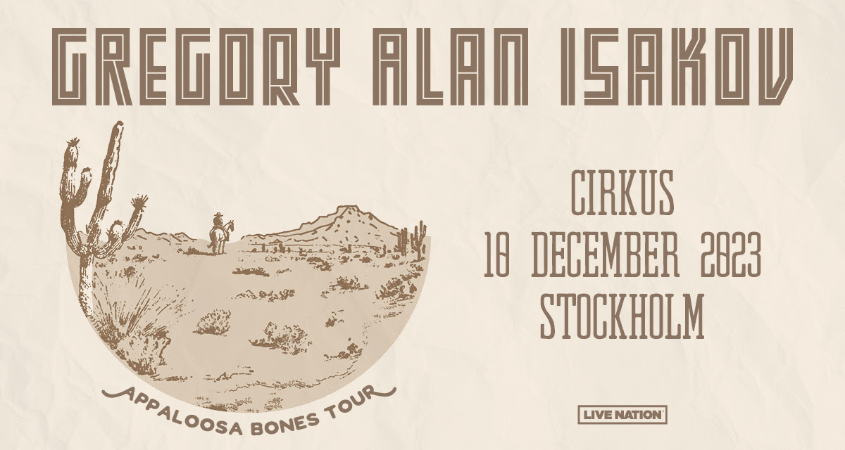 Fotografía promocional de Concierto de Gregory Alan Isakov en Estocolmo
