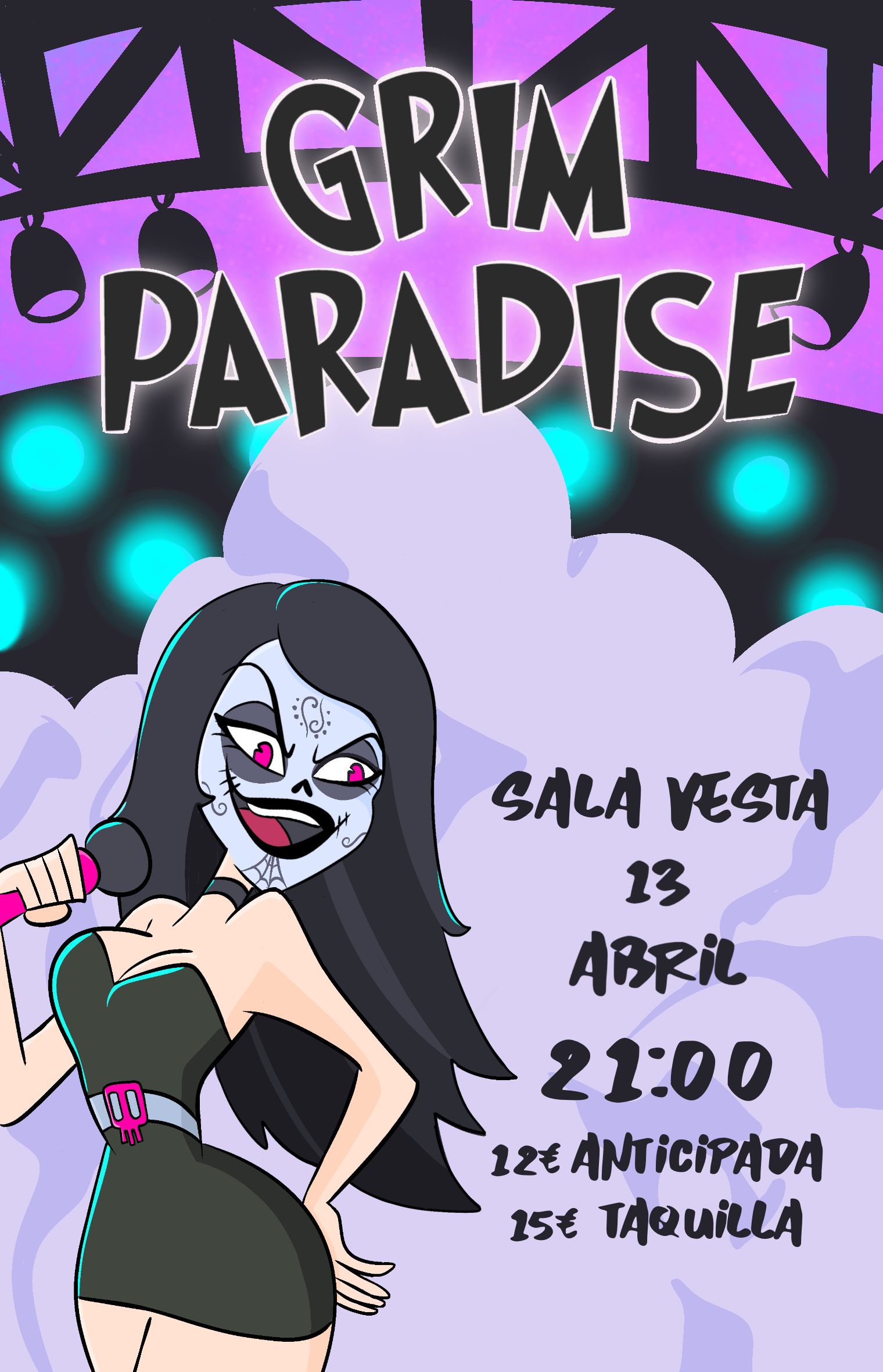Fotografía promocional de Concierto de Grim Paradise  13 de Abril en la sala vesta ( MADRID)