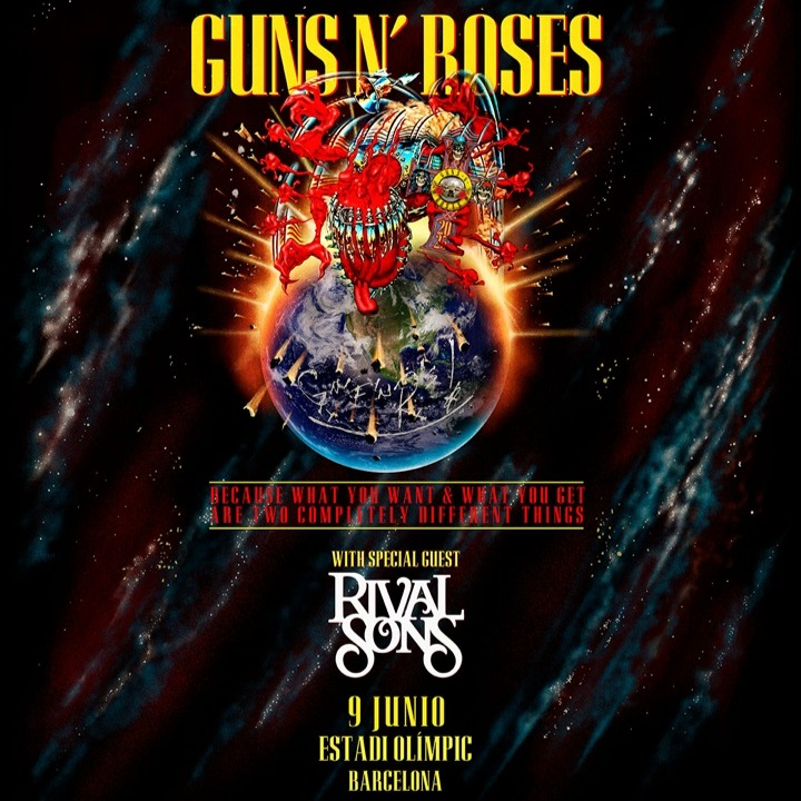 Fotografía promocional de Concierto de Guns N' Roses en Barcelona
