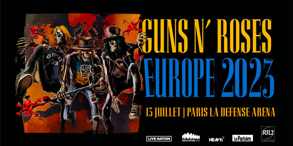 Promofoto von Concierto de Guns N' Roses en Nanterre | Europe 2023.