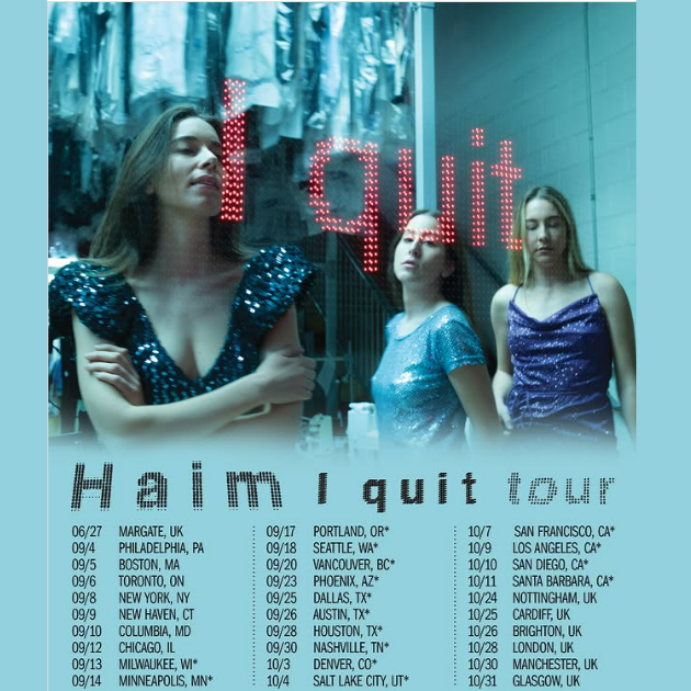 Promofoto von Concierto de Haim en Manchester.