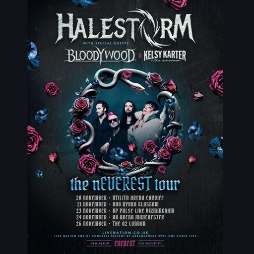 Promofoto von Concierto de Halestorm en Birmingham.
