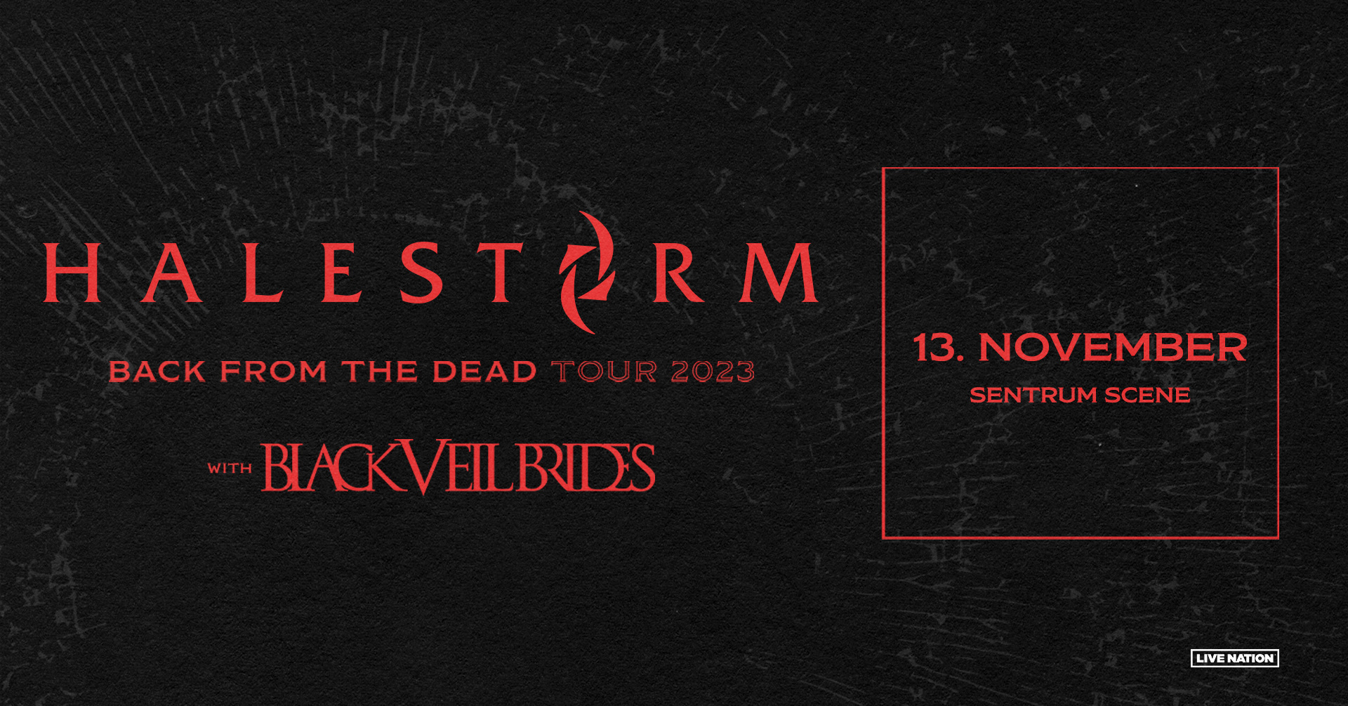 Fotografía promocional de Concierto de Halestorm en Oslo