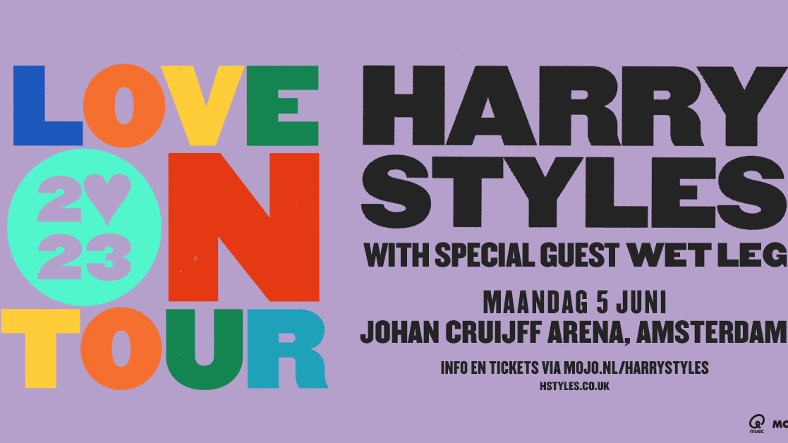 Harry Styles Wet Leg Concert Tickets For Amsterdam ArenA Amsterdam 