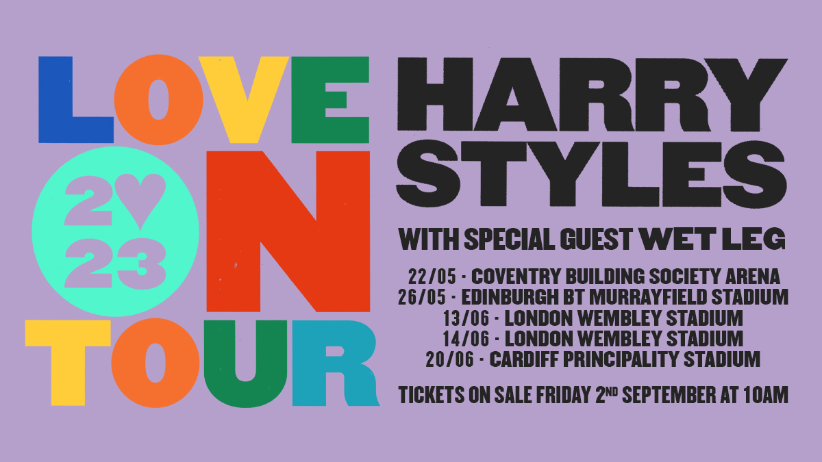 Fotografía promocional de Concierto de Harry Styles en Londres | Love on Tour 2023