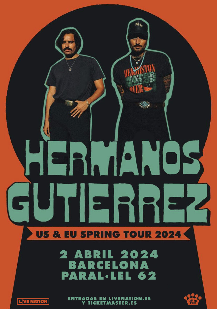 Fotografía promocional de Concierto de Hermanos Gutiérrez en Barcelona