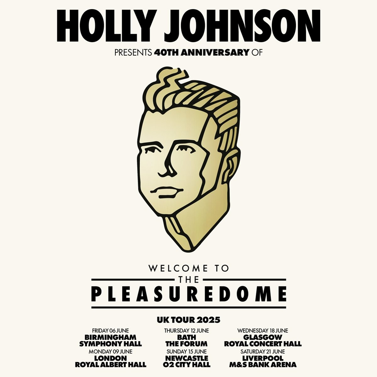 Promofoto von Concierto de Holly Johnson en Birmingham.