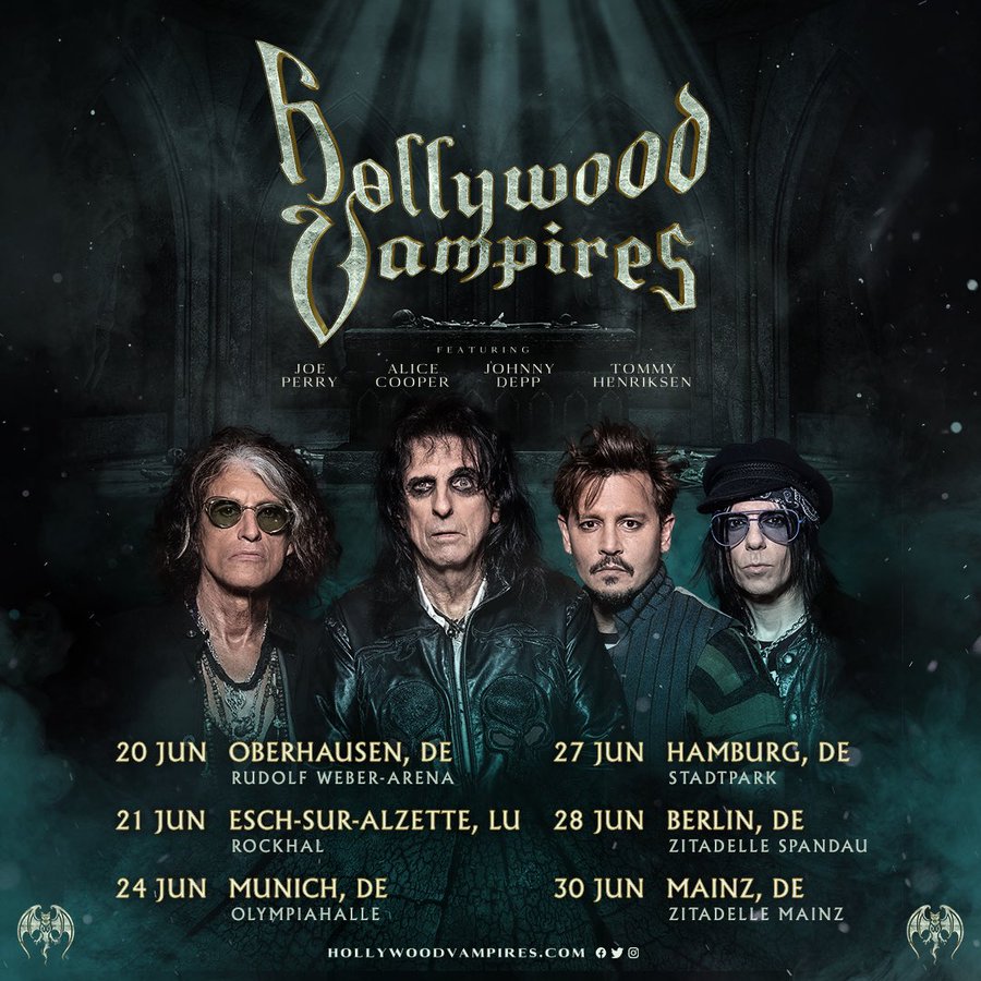Fotografía promocional de Concierto de Hollywood Vampires en Múnich