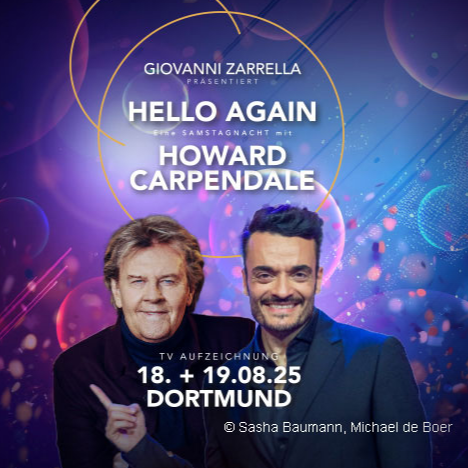 Promofoto von Concierto de Howard Carpendale + Giovanni Zarrella en Dortmund.