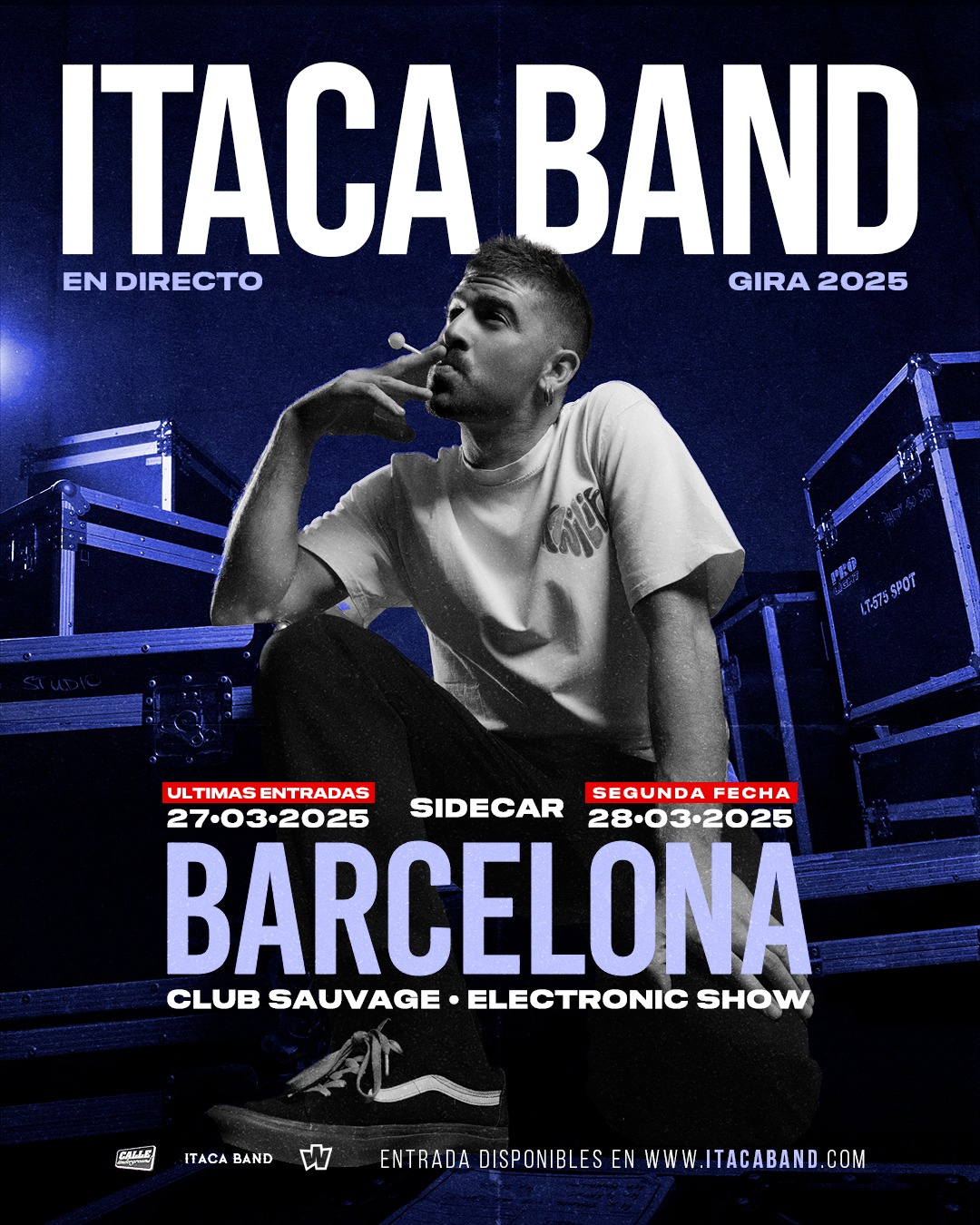Fotografía promocional de Concierto de Ítaca Band Electronic Show en Barcelona nueva fecha