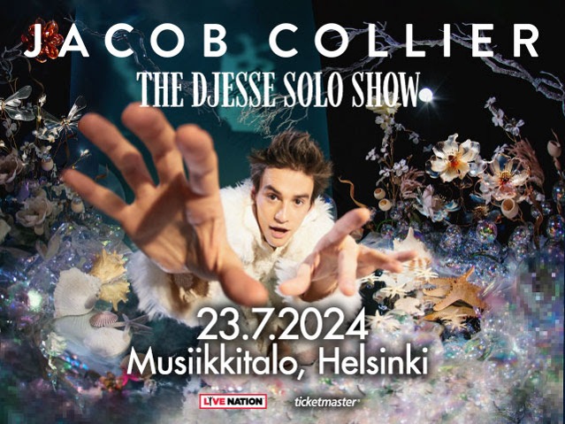 Promotional photograph of Concierto de Jacob Collier en Helsinki.