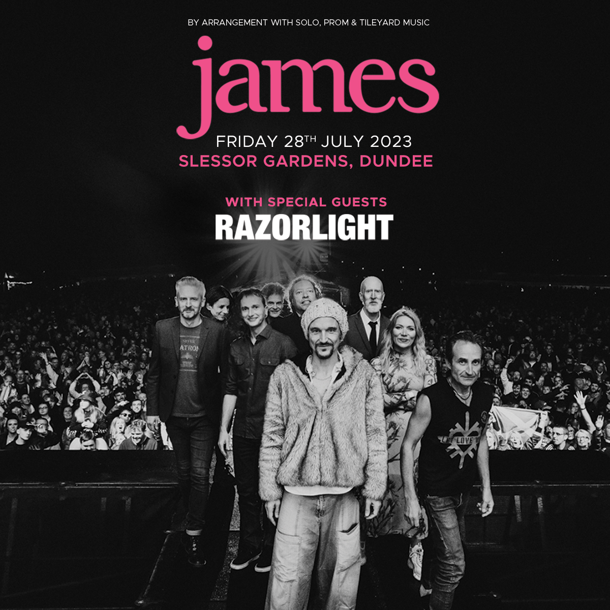 Promotional photograph of Concierto de James en Dundee.