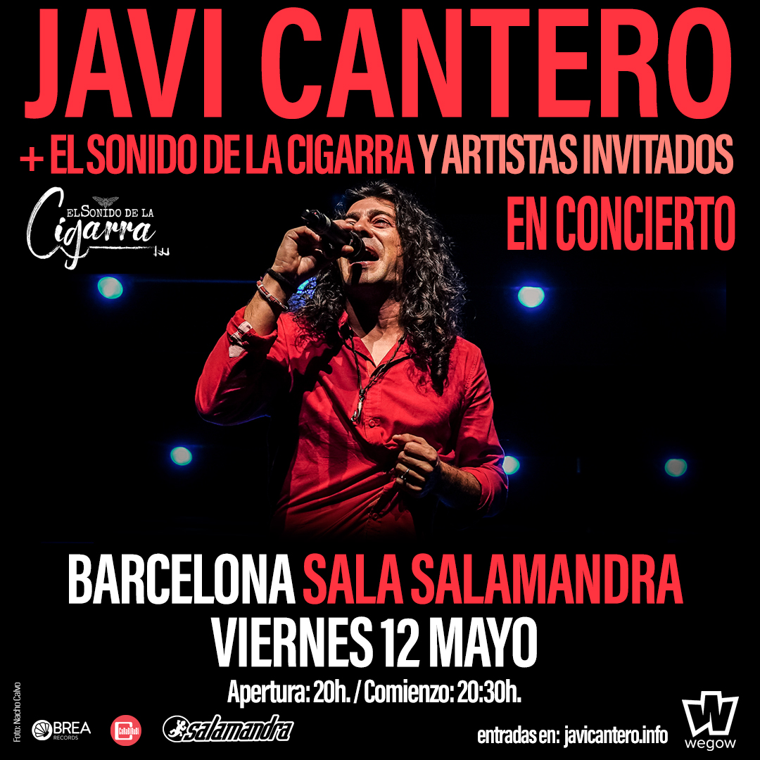Fotografía promocional de Concierto de Javi Cantero + El Sonido de la Cigarra + Artistas Invitados en Barcelona