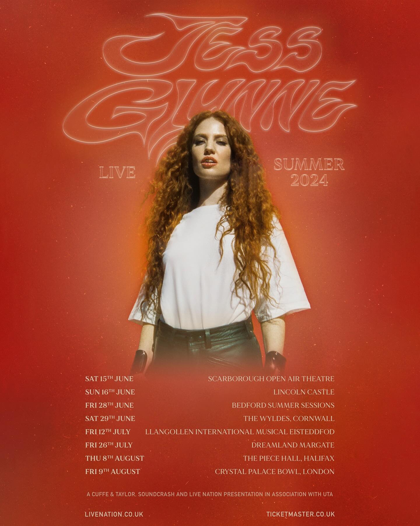 Fotografía promocional de Concierto de Jess Glynne en Llangollen
