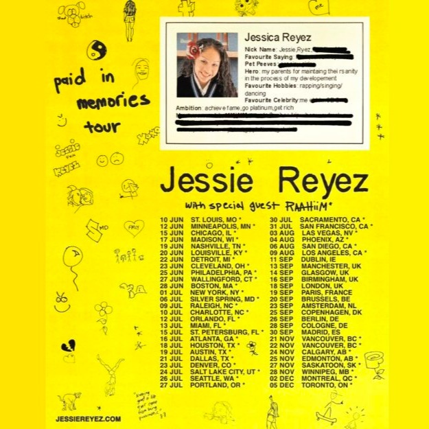 Fotografía promocional de Concierto de Jessie Reyez en París