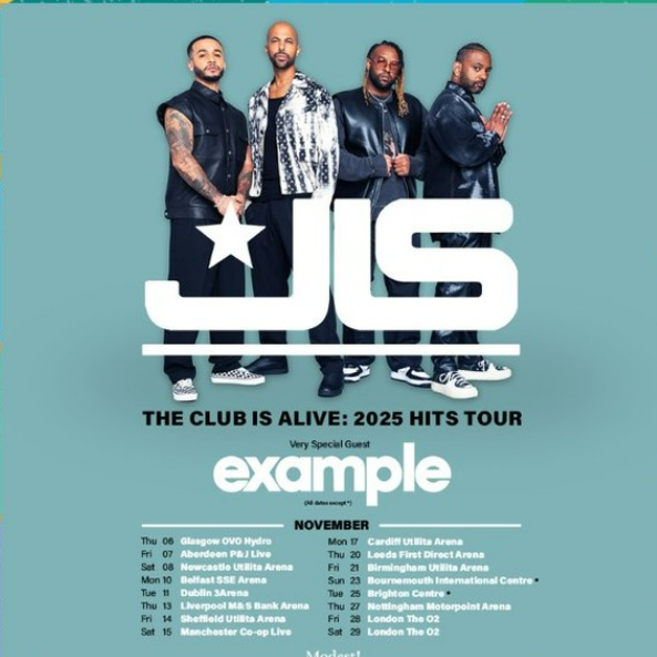 Promotional photograph of Concierto de JLS en Newcastle-upon-Tyne.