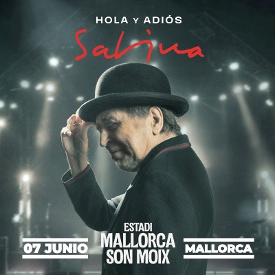 Fotografía promocional de Concierto de Joaquín Sabina en Palma de Mallorca
