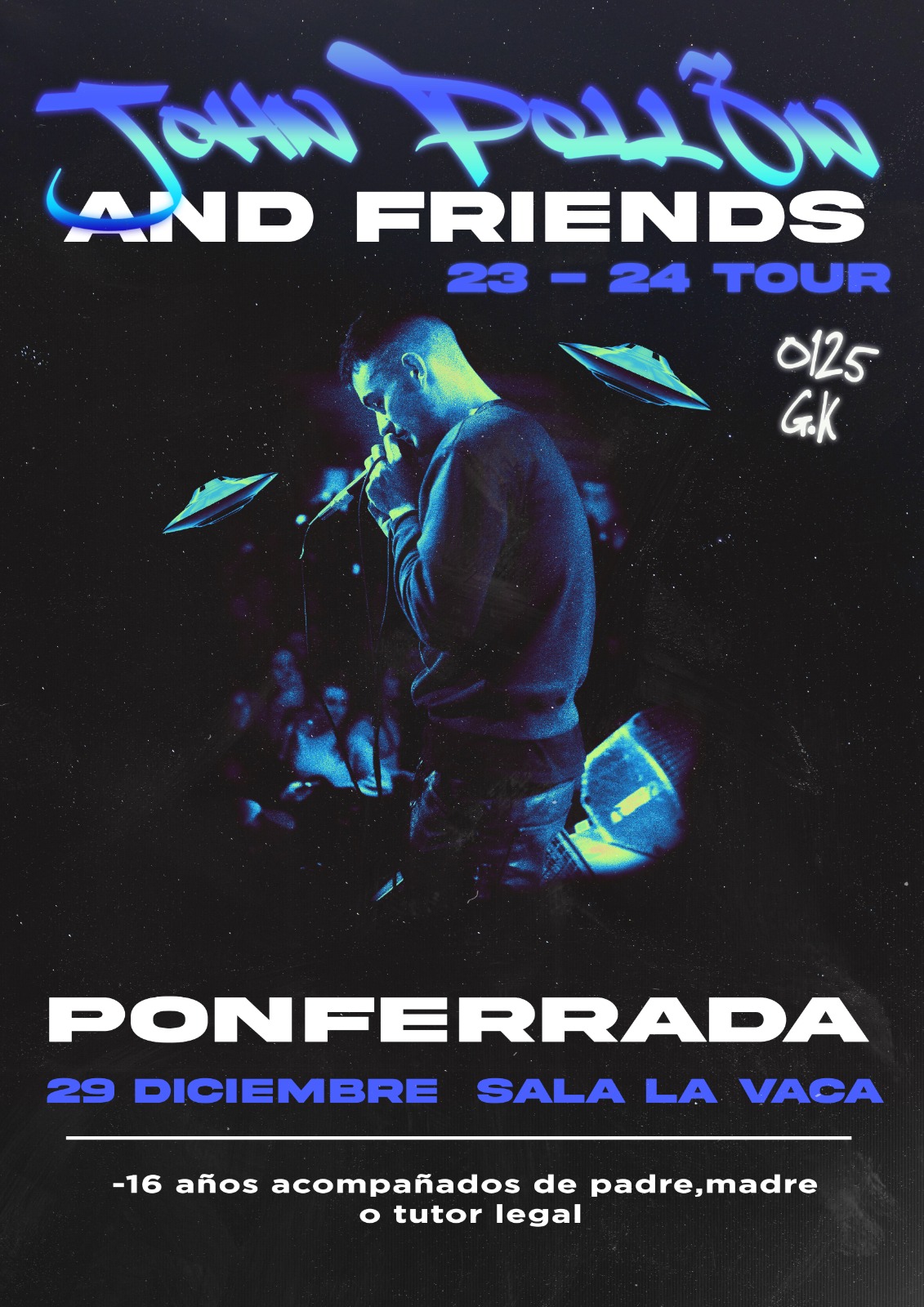 Fotografía promocional de Concierto de John Pollõn en Ponferrada + afterparty
