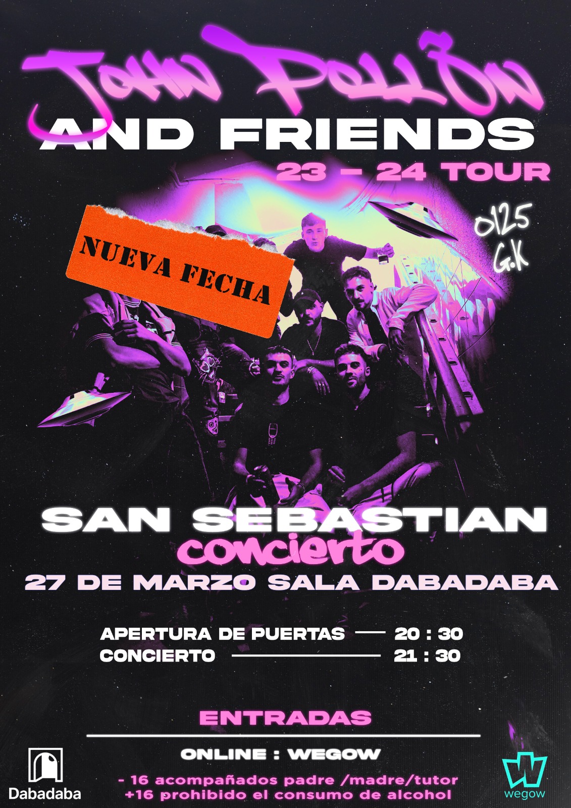 Fotografía promocional de Concierto de John Pollõn en San Sebastián