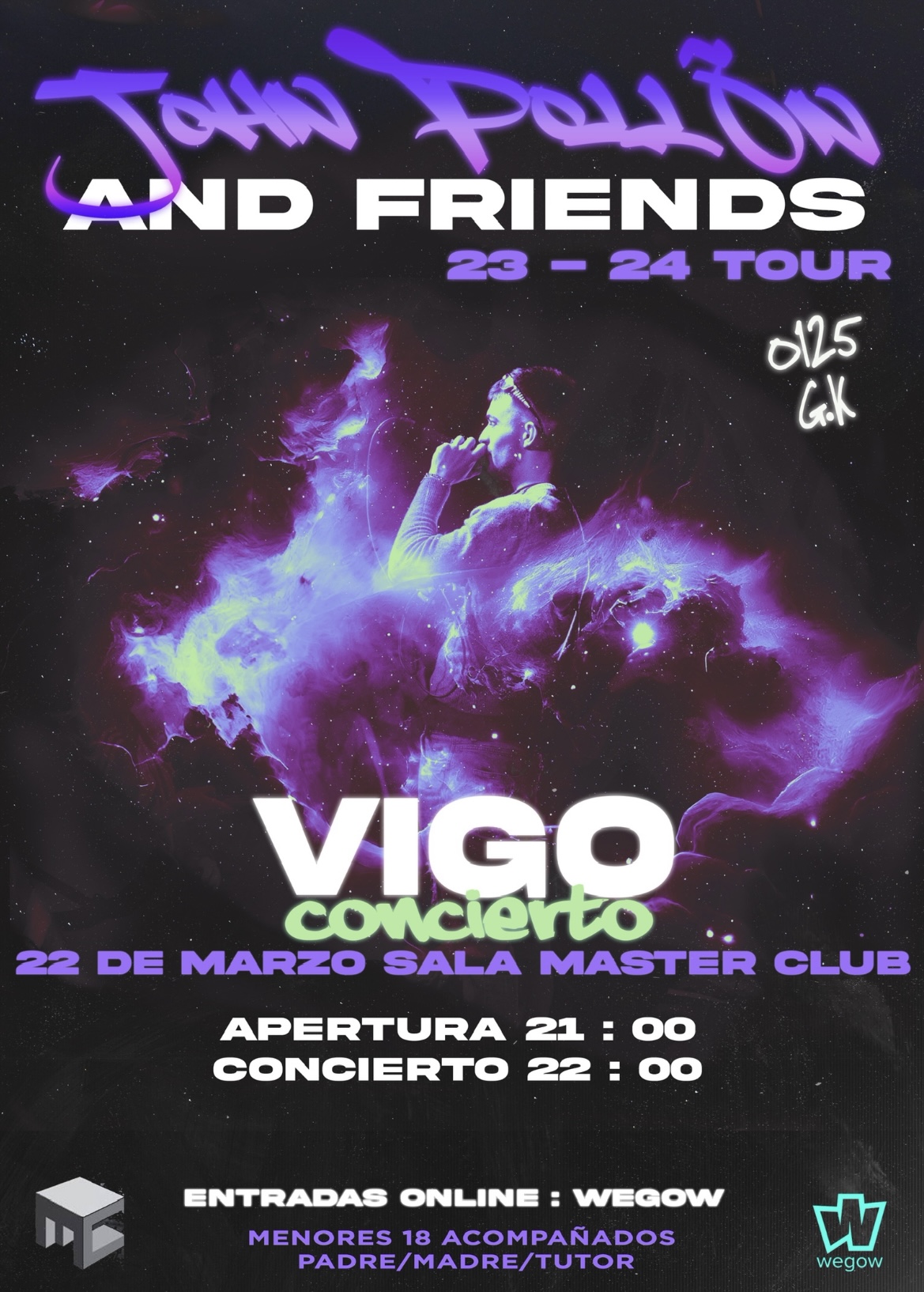 Fotografía promocional de Concierto de John Pollõn en Vigo