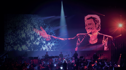 Johnny Hallyday concert in Boulogne-Billancourt