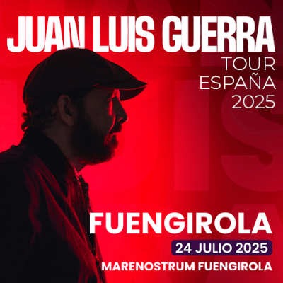 Fotografía promocional de Concierto de Juan Luis Guerra en Fuengirola