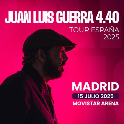 Fotografía promocional de Concierto de Juan Luis Guerra en Madrid