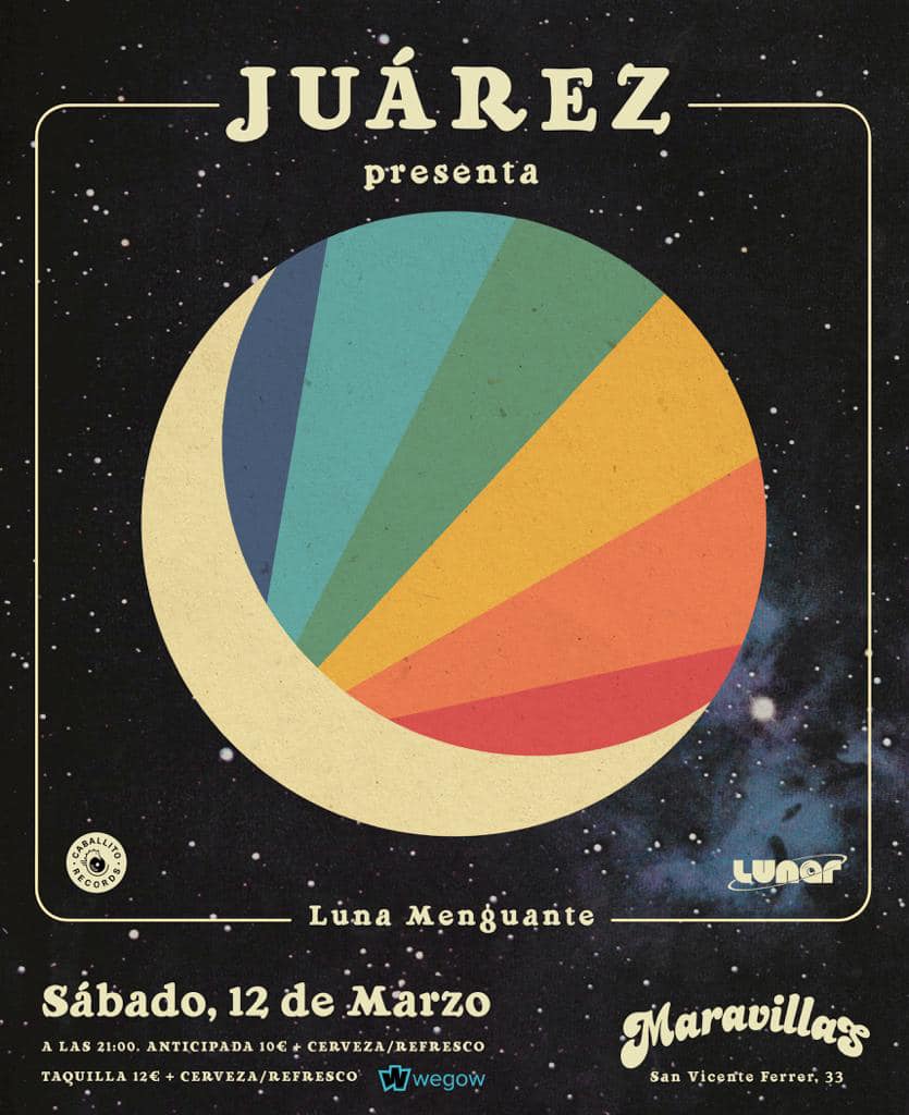 Fotografía promocional de Concierto de Juárez en Maravillas Club (Madrid)