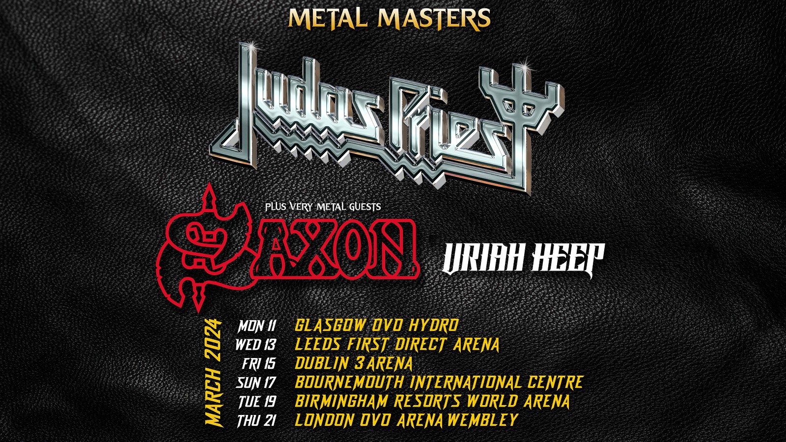Promotional photograph of Concierto de Judas Priest en Birmingham.